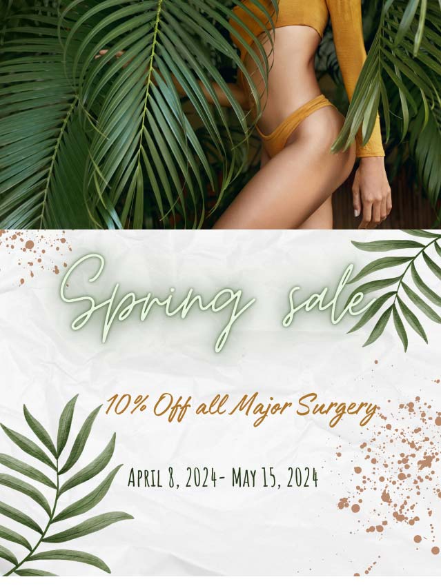 April Plastic Surgery Special - Having trouble reading this? Contact our office for assistance.